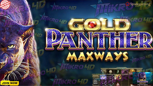 Slot Gold Panther Maxways Lagi Viral Gampang Kasih Maxwin