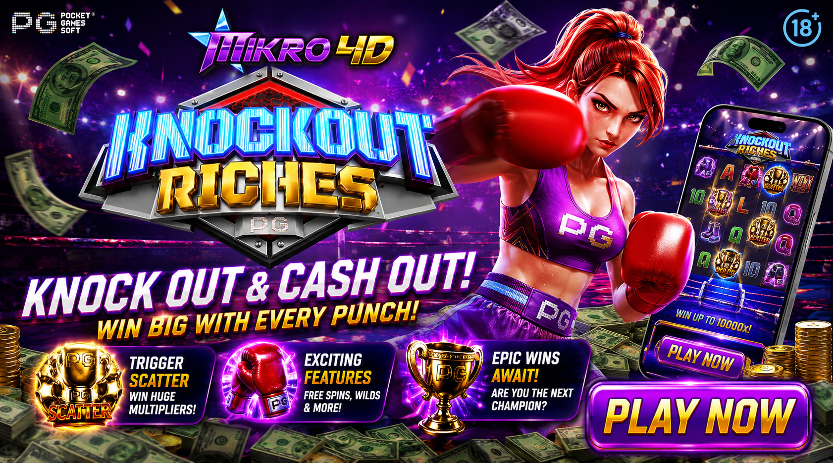 Slot Knockout Riches: Klik Spin Sekali Langsung Hantam Jackpot
