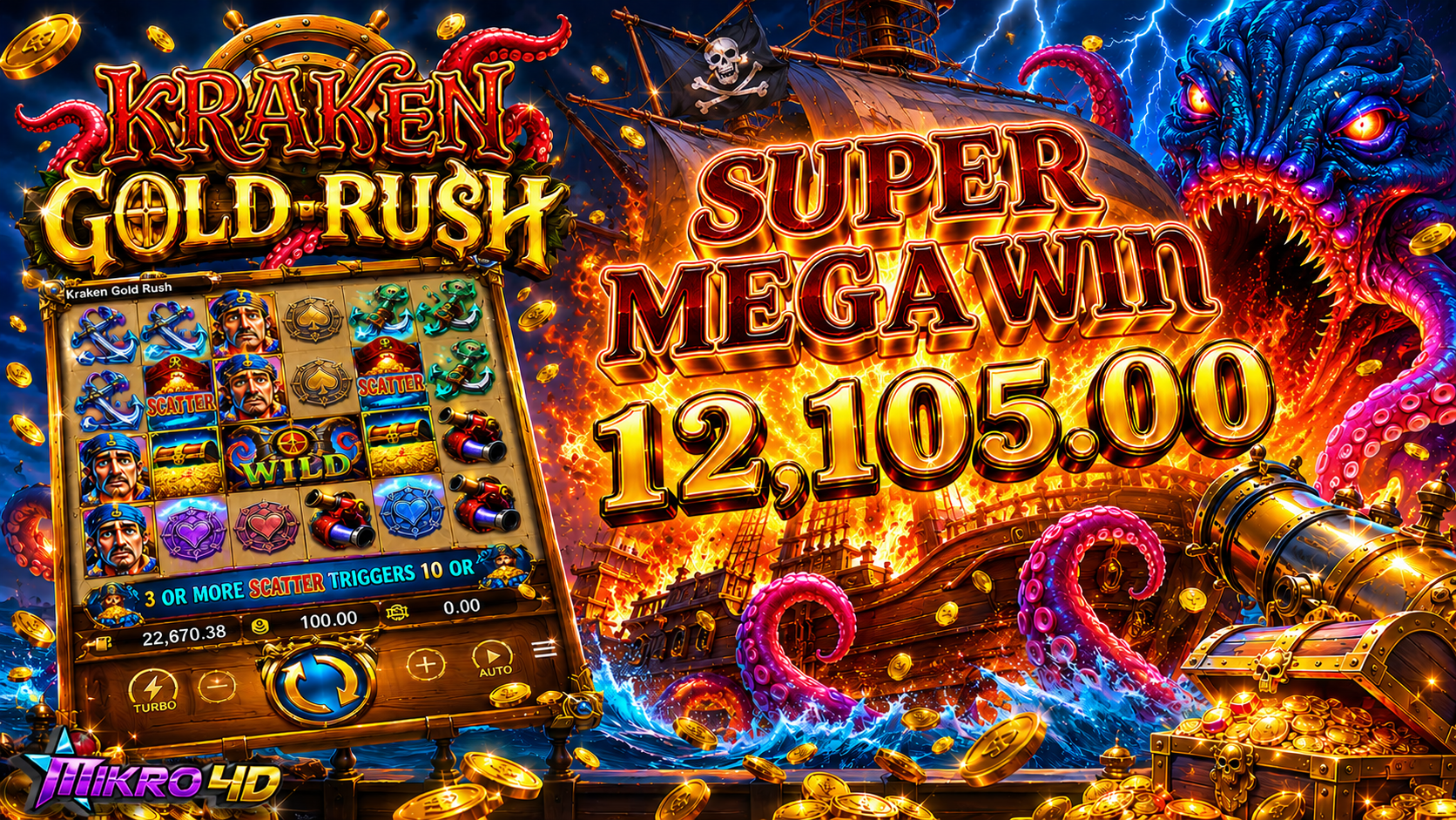 Rahasia Kemenangan Beruntun di Slot Kraken Gold Rush