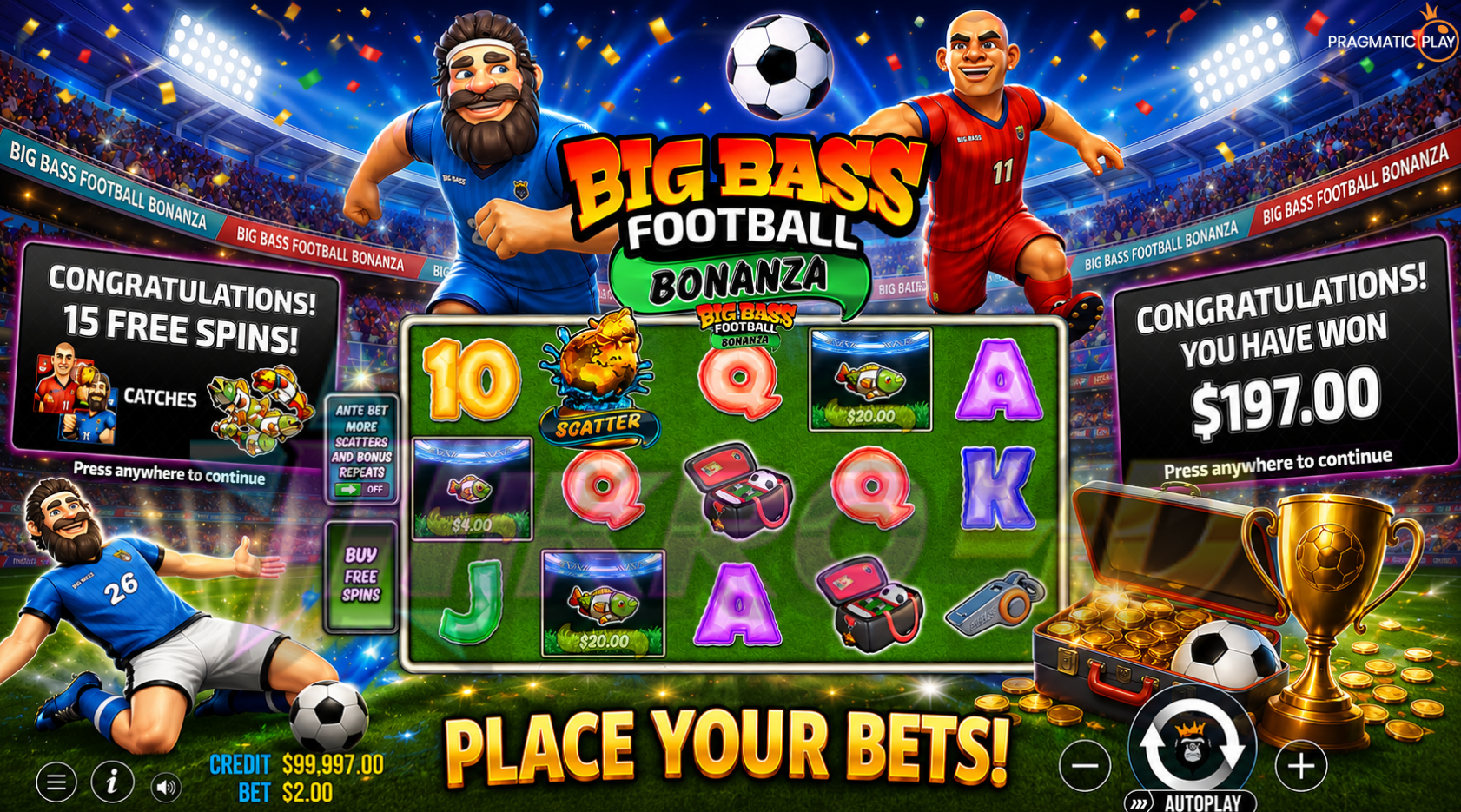 Slot Big Bass Football Bonanza: Kick-Off Hoki, Finish Maxwin
