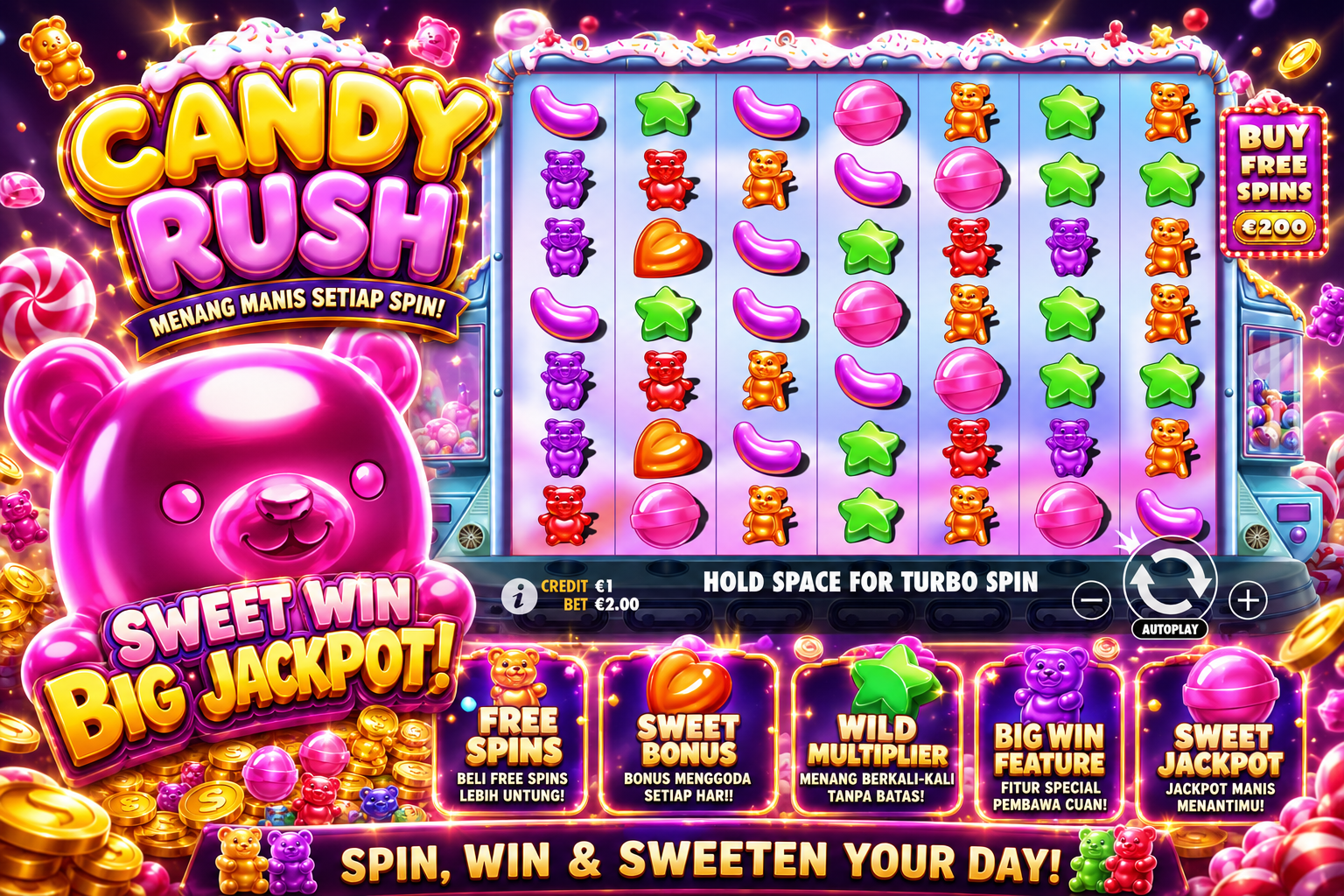 Candy Rush Pragmatic Play: Dunia Manis yang Mengubah Setiap Putaran Menjadi Petualangan