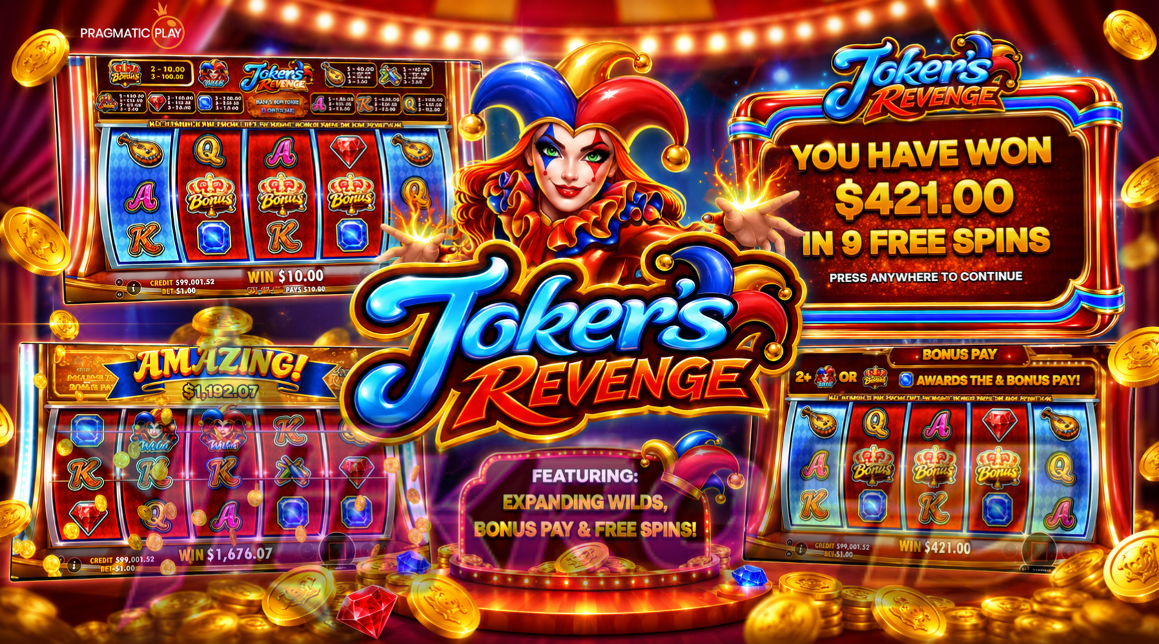 Slot Jokers Revenge: Jackpot Misterius Sang Joker