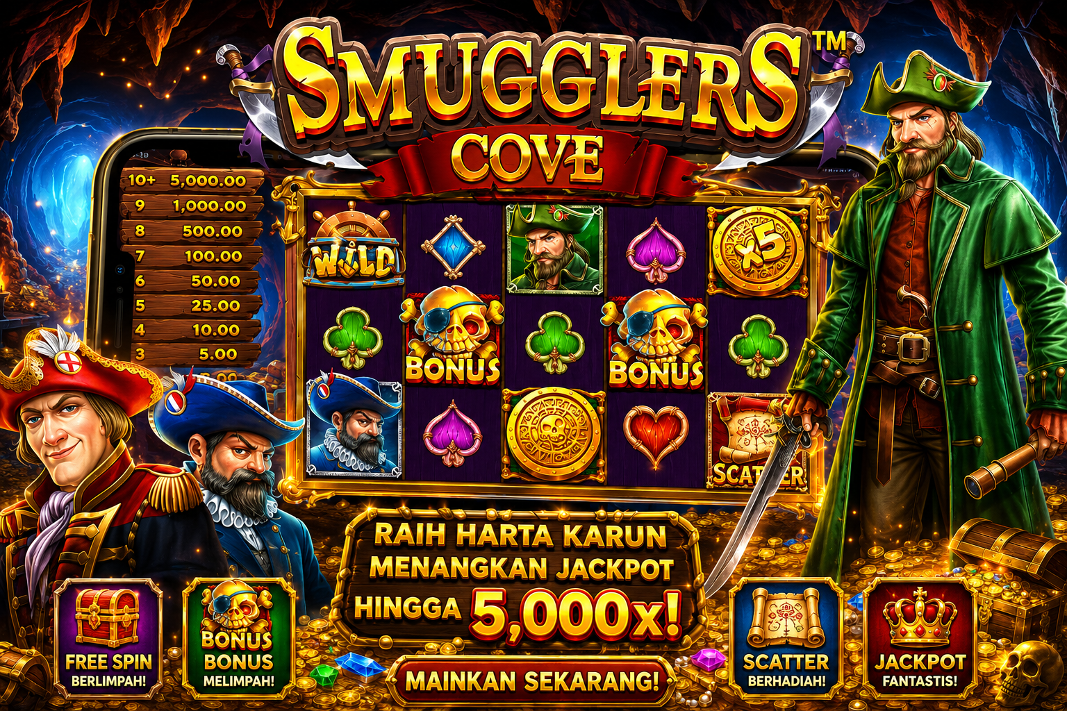 Smugglers Cove Badai Cuan: Jalur Emas Bajak Laut Siap Meledak!