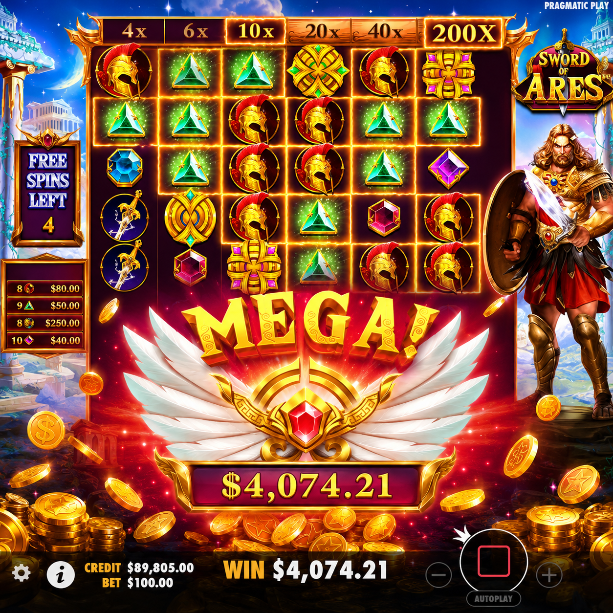 Sword of Ares Slot Pragmatic Play: Rahasia Kemenangan Besar di Arena Dewa Perang