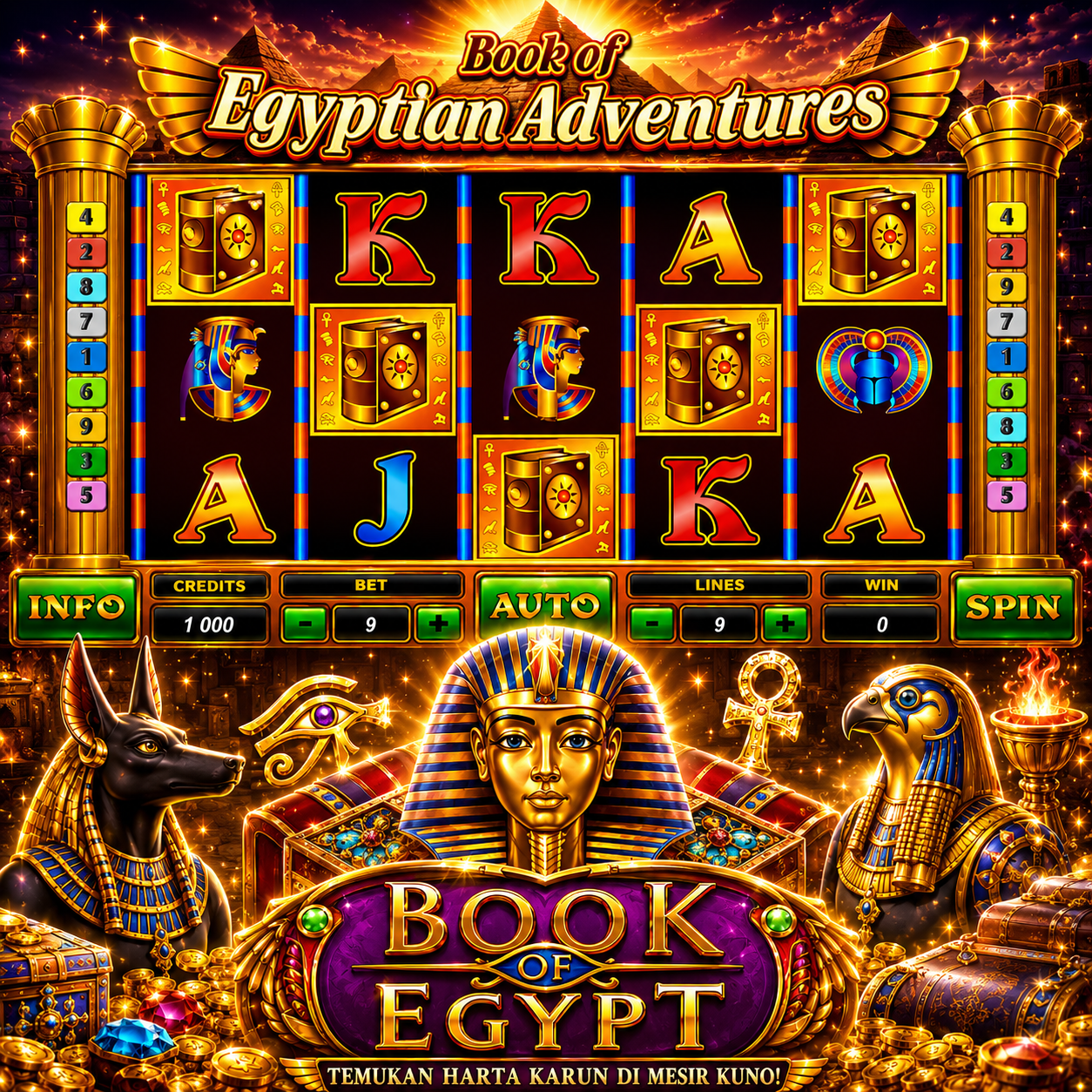 Book of Egypt 5G Gaming: Jejak Dewa Mesir Menuju Kemegahan Harta Firaun