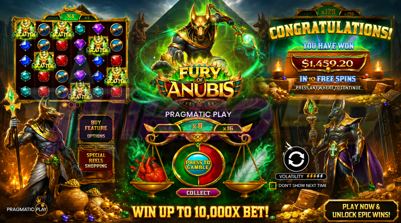 Slot Fury of Anubis: Amarah Dewa Pembawa Maxwin
