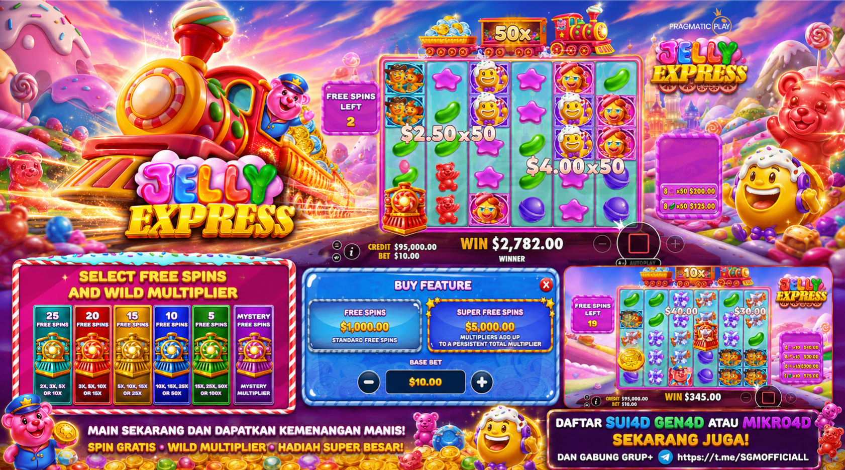 Slot Jelly Express: Kejar Jackpot di Lintasan Manis