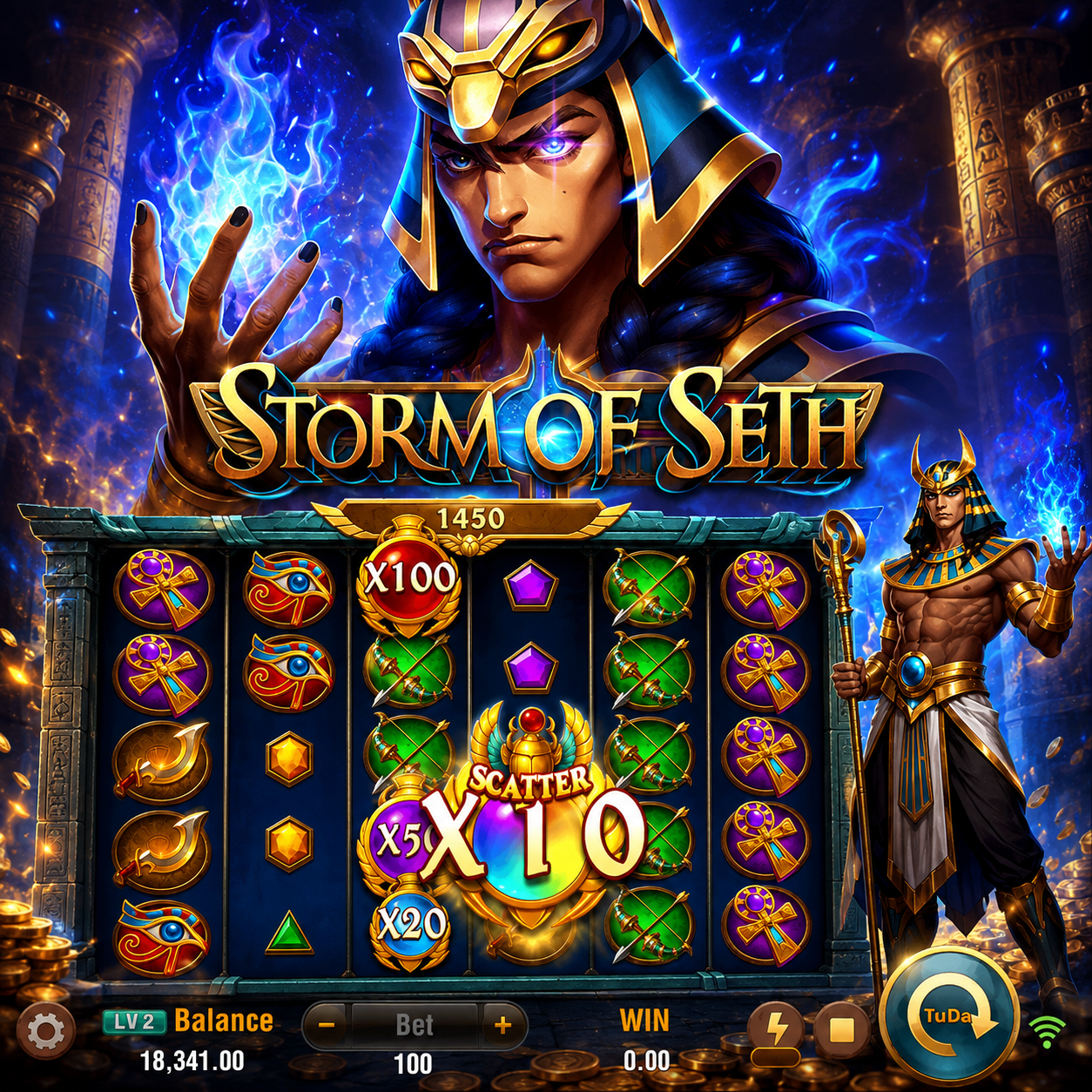 Slot ATG Games Storm of Seth: Sensasi Badai Emas yang Membawa Kemenangan Besar
