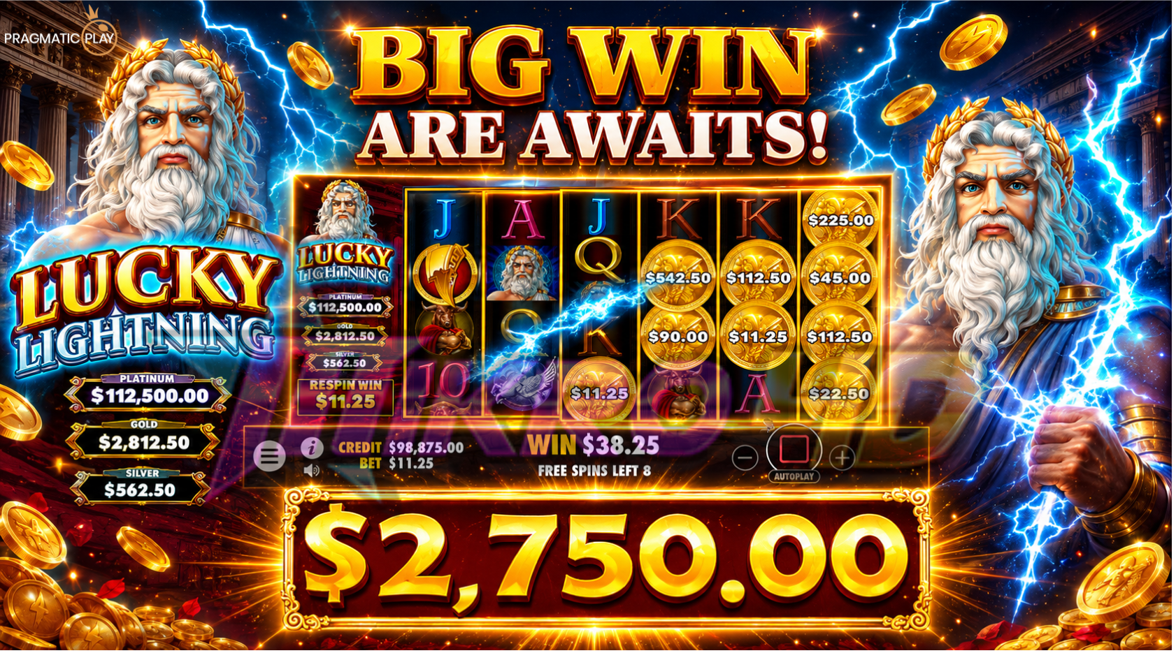 Slot LUCKY LIGHTNING, Sensasi Memburu Jackpot di Tengah Kilatan Petir