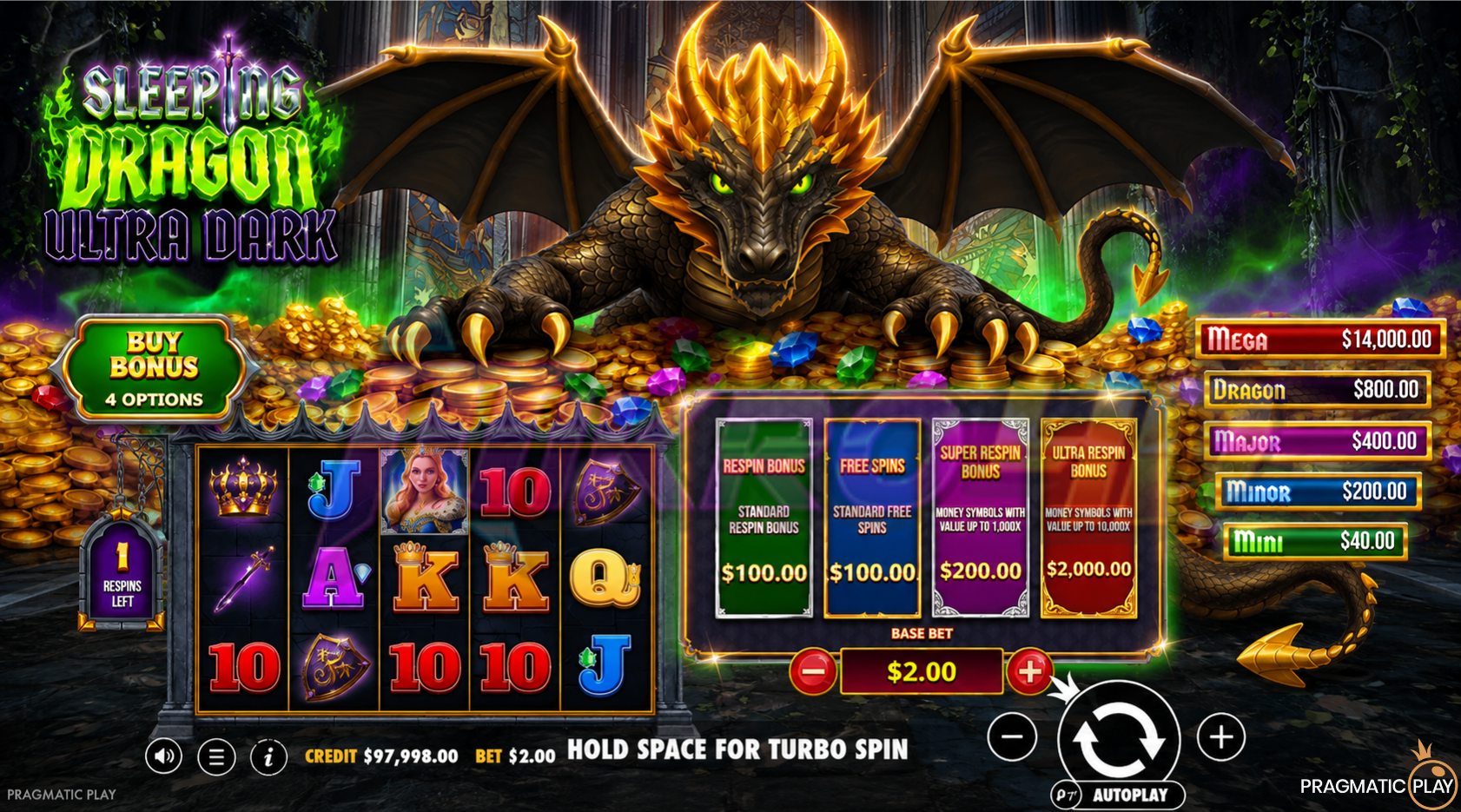 Slot Sleeping Dragon Ultra Dark: Bangkitkan Naga Hitam Pembawa Jackpot