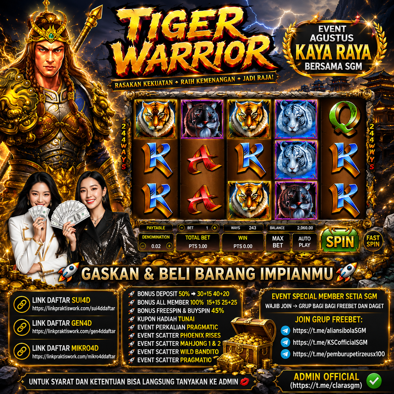 The Tiger Warrior Pragmatic Play: Satu Auman, Seribu Peluang Menjadi Juara